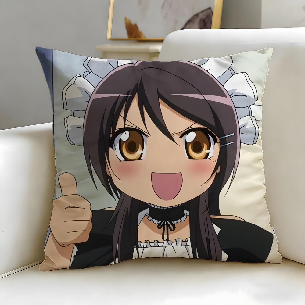 classic anime Maid Sama! Cushion Cover Soft & Easy-Wash Pillow Case – Versatile for Couch, Bed, Travel and Office