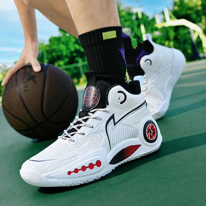 Übergröße Jungen Sommer 2025 neue Teenager ältere Kinder atmungsaktives Mesh Schüler Outdoor-Sport Basketballschuhe