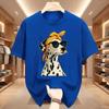 Ladies Dog Graphic T Shirts Unisex Summer Cotton Short Sleeve Printed Tshirt Streetwear Crew Neck T Shirts Unisexs Clothing Tops