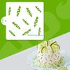 5 Stück/Set Feder Oster Malvorlage PET Schablonen Hase Schmetterling DIY Wand Stoff Papier Basteln Handgemachte Kunst Geschenk D57B