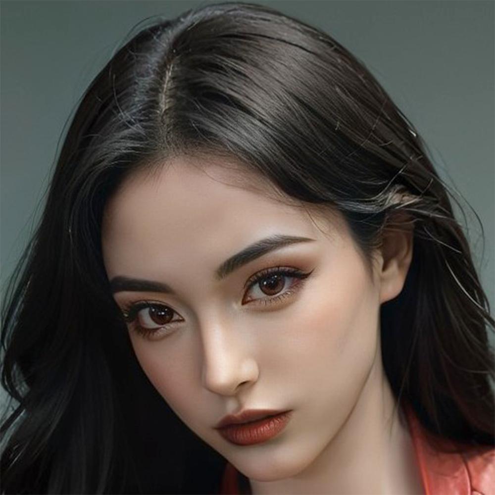 Head with Realistic Oral Function 100% Silicone Compatible with 130-180cm Sex Dolls M16 Thread Interface Wig & Implant Hair Options 3kg