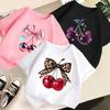 Children's Casual Short-sleeved T-shirt - Summer Girl's Cute Cherry T-shirt