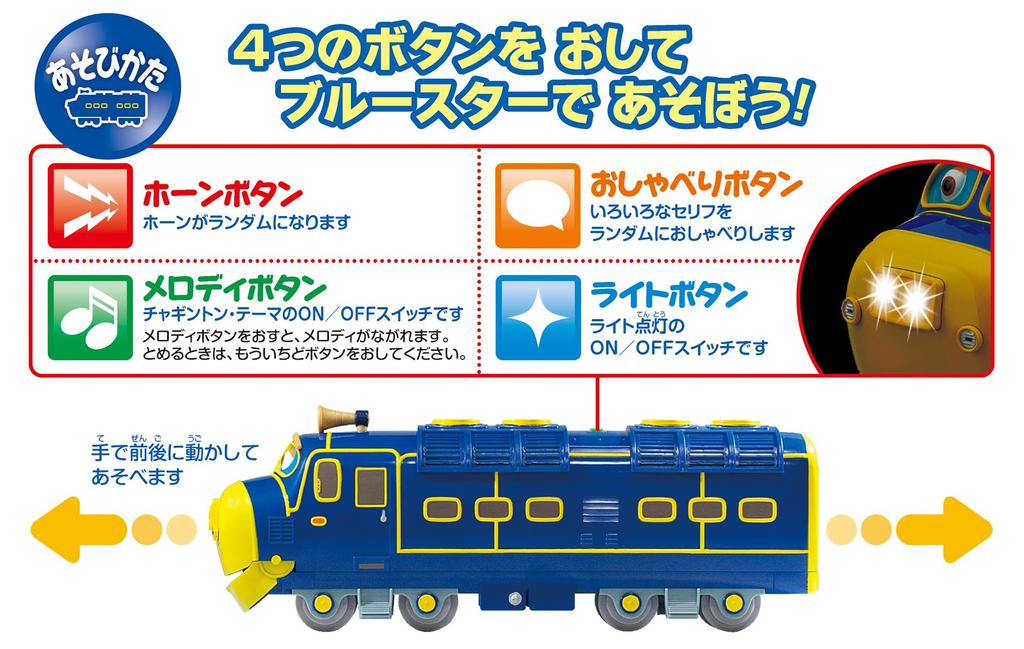 Masudaya Corporation Sound Chugger with Blue 39 X 11 X 13 670 Starlight, Cm, 43227-2807