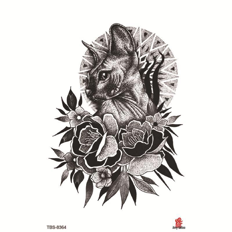 Set mic de tatuaje autocolante totem și simbol impermeabile pentru antebraț