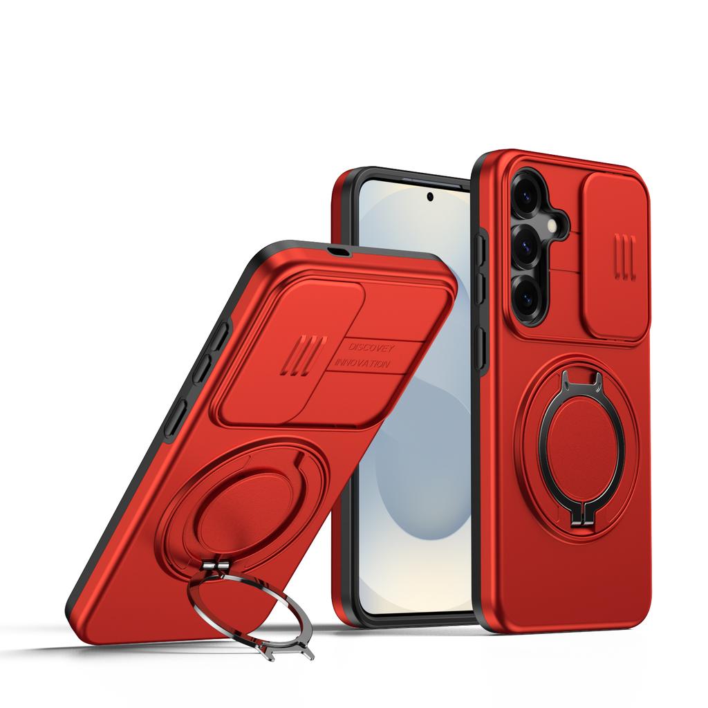 360° Rotate Magnetic Stand Phone Case For Samsung Galaxy A16 A17 A26 A27 A35 A55 A36 A57 A56 A06 A07 F17 Cover