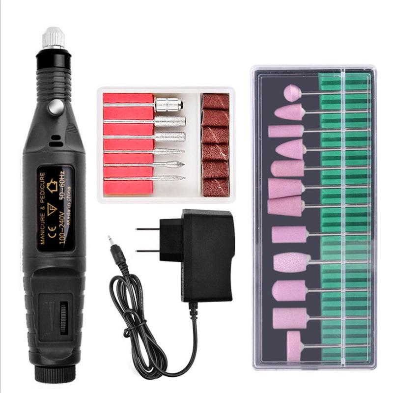 

Набор для полировки и шлифовки ногтей: Включает 12 шлифовальных головок для маникюра и удаления ороговевшей кожи.