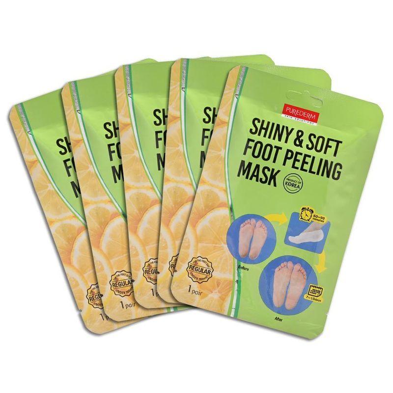 PUREDERM Shiny & Soft Foot Peeling Mask Set