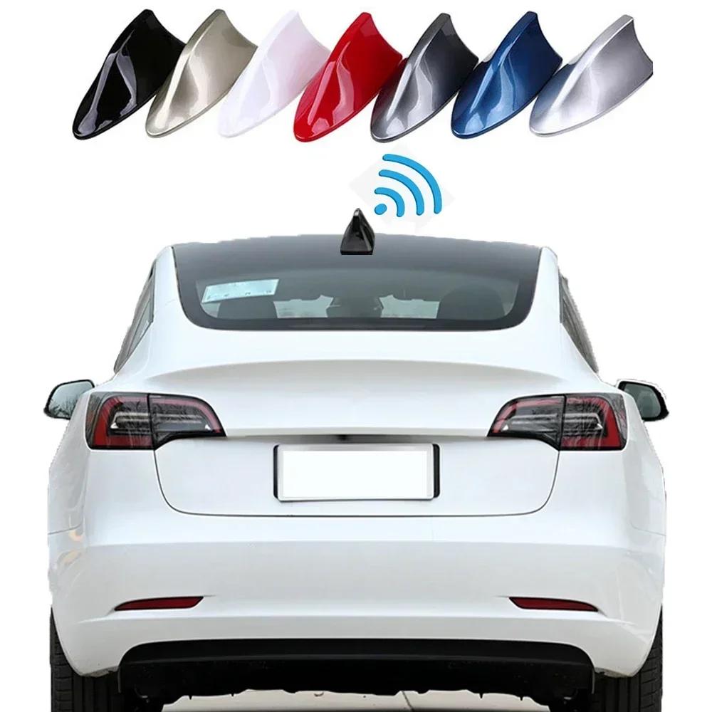 Universal Car Shark Fin Antenna Cover Base Replacement  Radio Signal Aerials Roof Exterior Accessories Decoration Car Cool