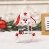 Snowman Santa Deer Candy Jar Christmas Storage Containers Bottle Candy Holder with Stuffed Decorations