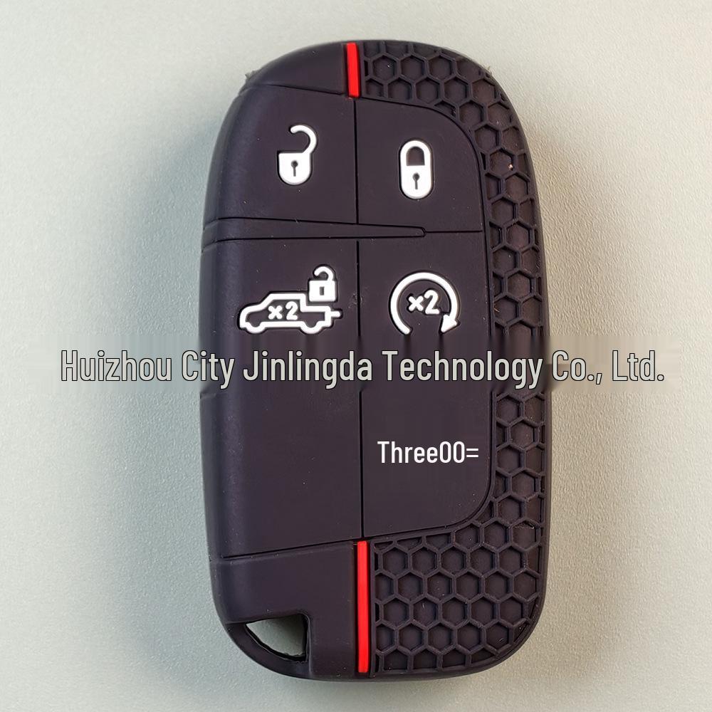Jeep/Dodge Silicone Key Case Cover for Compass, Renegade, Grand Cherokee