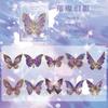 Zaomuo Butterfly Dream Series Pet Vintage Butterfly Sticker Pack For Journaling