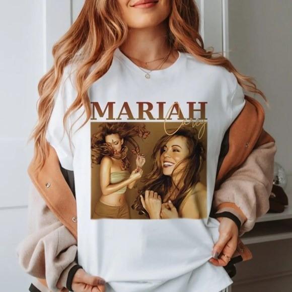 Mariah Carey Butterfly T Shirt Mariah Carey 90’s Retro T Shirt Unisex T-Shirt S