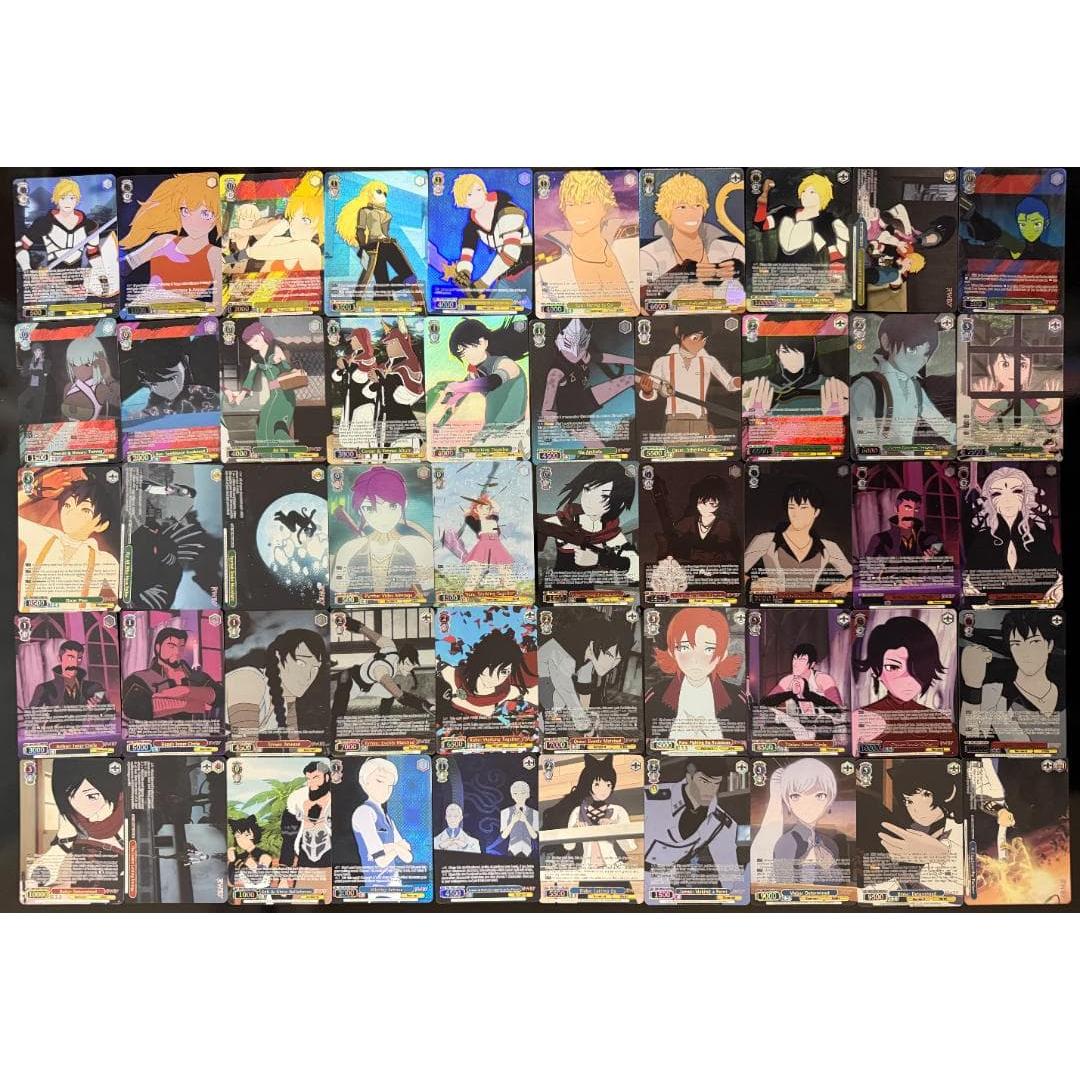 

English version Weiss Schwarz RWBY OFR 50 types set