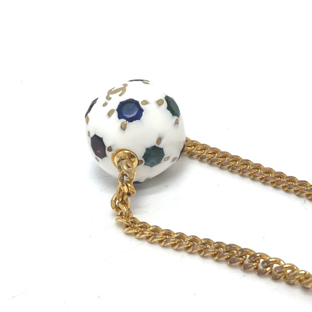 CHANEL 98P CC Mark Soccer Accessories Bracelet Metal Gold