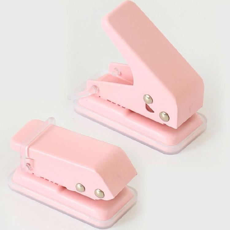 Plastic Hole Puncher For Multi Page Documents Smooth Punching Mechanism Travel Friendly Design Ideal Study Office Tool