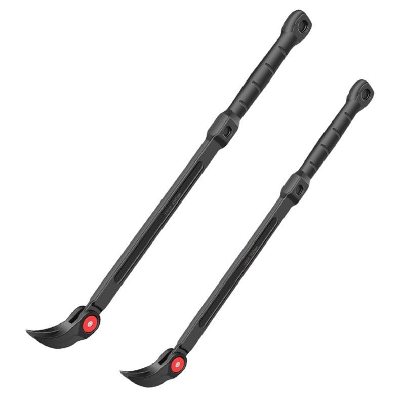 Adjustable Long Tire Pry Bar Tire Replacement Tool Car Pry Bar Heavy Duty Pry Bar Removal Hand Tool 14/18inch