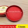 Quick-Drying Red Ink Pad for Stamps and Fingerprints - Specialty Oil-Based Red Ink from Indonesia