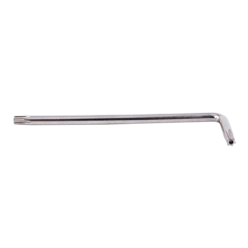 

A34R 20X Long Arm Tamper Proof Torx Star Key Wrench Silver, T25 100Mm