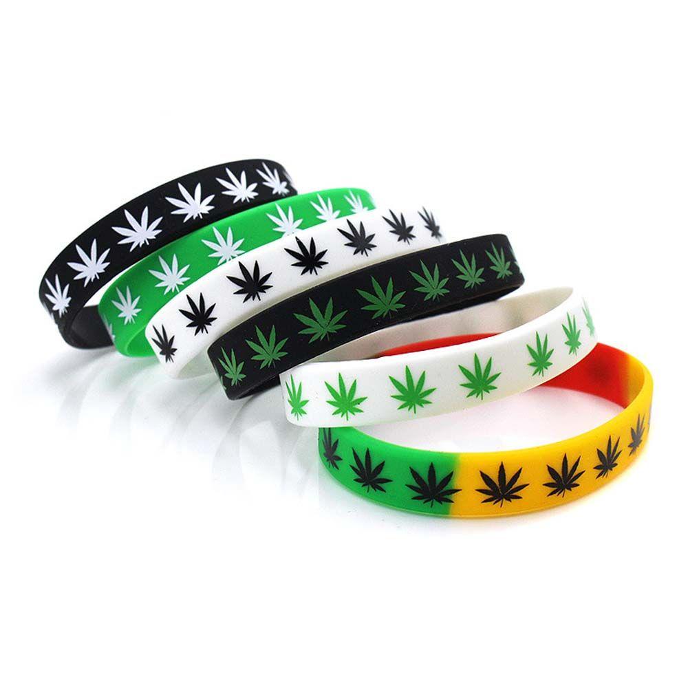 Silicone Maple Leaves Fashion Jewelry Bangle Silicone Bracelet Maple Leaf Bracelet Wristband