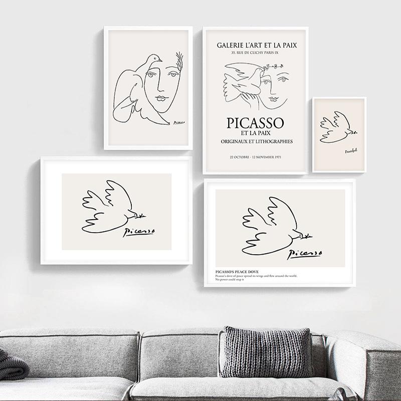 Leinwand Bilder Picasso Berühmte Wandbild Kunstdruck für Schlafzimmer Deko Moderne Bilder Wohnzimmer Kein Rahmen Leinwand Bilder Picasso Berühmte Wandbild Kunstdruck für Schlafzimmer Deko Moderne Bilder Wohnzimmer Kein Rahmen