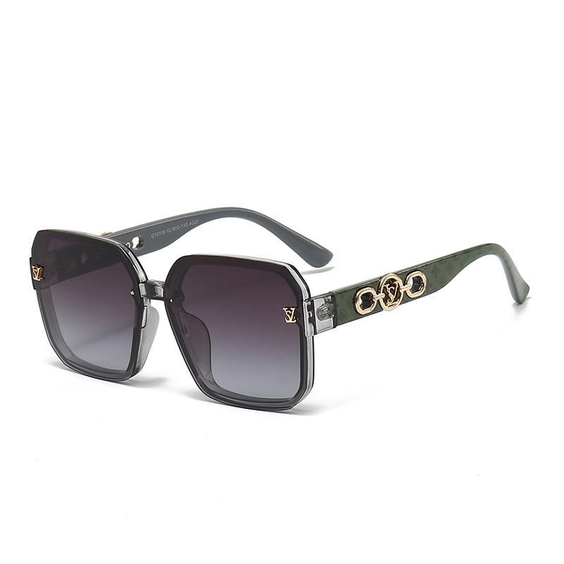 2025 Luxury Fashion Oversize Brand Sunglasses For Men And Women Glamour Square Designer Unisex Sun Glasses UV400