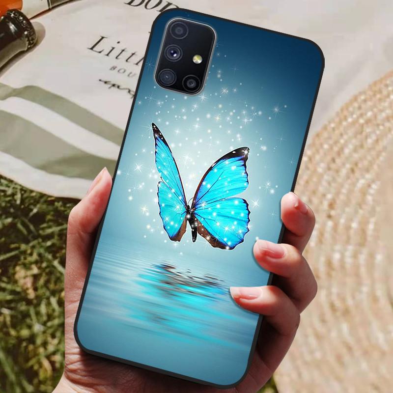 For Samsung Galaxy M51 Case Wolf Cartoon Silicon Soft TPU Back Cover For Samsung M51  Phone Cases GalaxyM51 M 51 M515F Coque