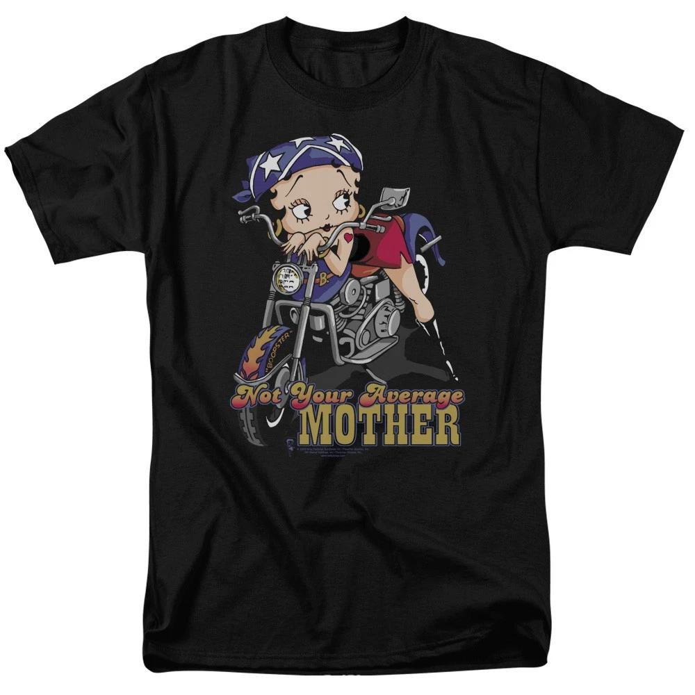 Betty Boop - Not Your Average Mother -  Unisex Short Sleeve Children s T-shirt - Black 150