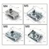 20 Stück U-Klammern mit Gewinde M6 M5 M4 M8 8mm 5mm 6mm 4mm Einpressmuttern für Auto Motorrad Roller ATV Moped