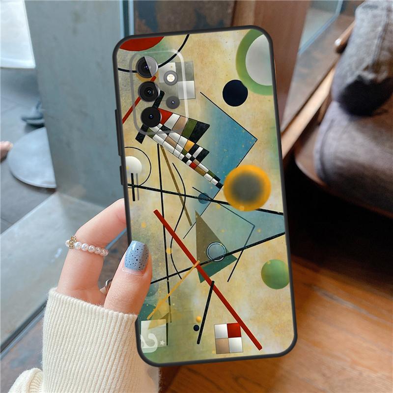 Wassily Kandinsky Abstract Phone Case For Samsung Galaxy A54 A34 A14 A13 A33 A53 A73 A12 A22 A32 A52 A72 A51 A71 Cover Coque