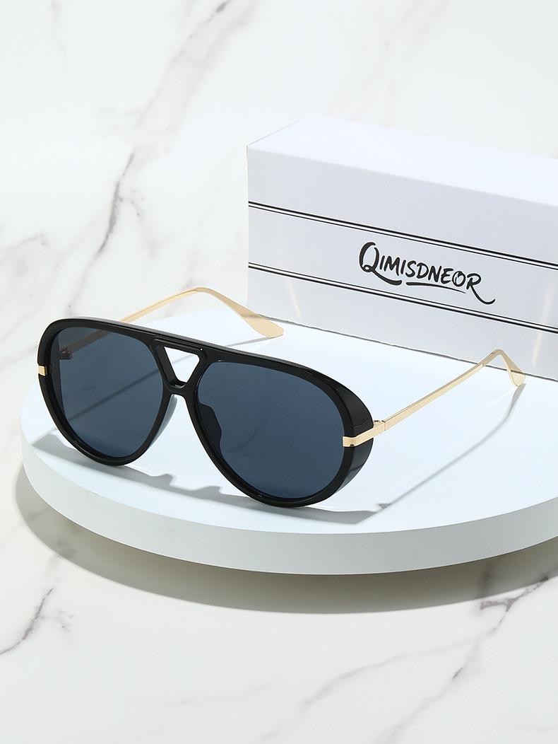 Trendy Oversized Pilot Sunglasses: Fashionable Cross-Border Street Style