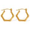 High-Grade Hydraulic Earrings, Niche Stainless Steel Electroplating Personalized Multi-Type Geometric Personalized Stud Earrings