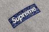Supreme Bandana Box Logo Hooded Sweatshirt Grey