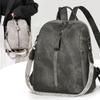 New Women Solid Color Backpack Fashion Casual Travel Women's Shoulder Bags Female Large Capacity PU Leather Retro Rucksack Purse