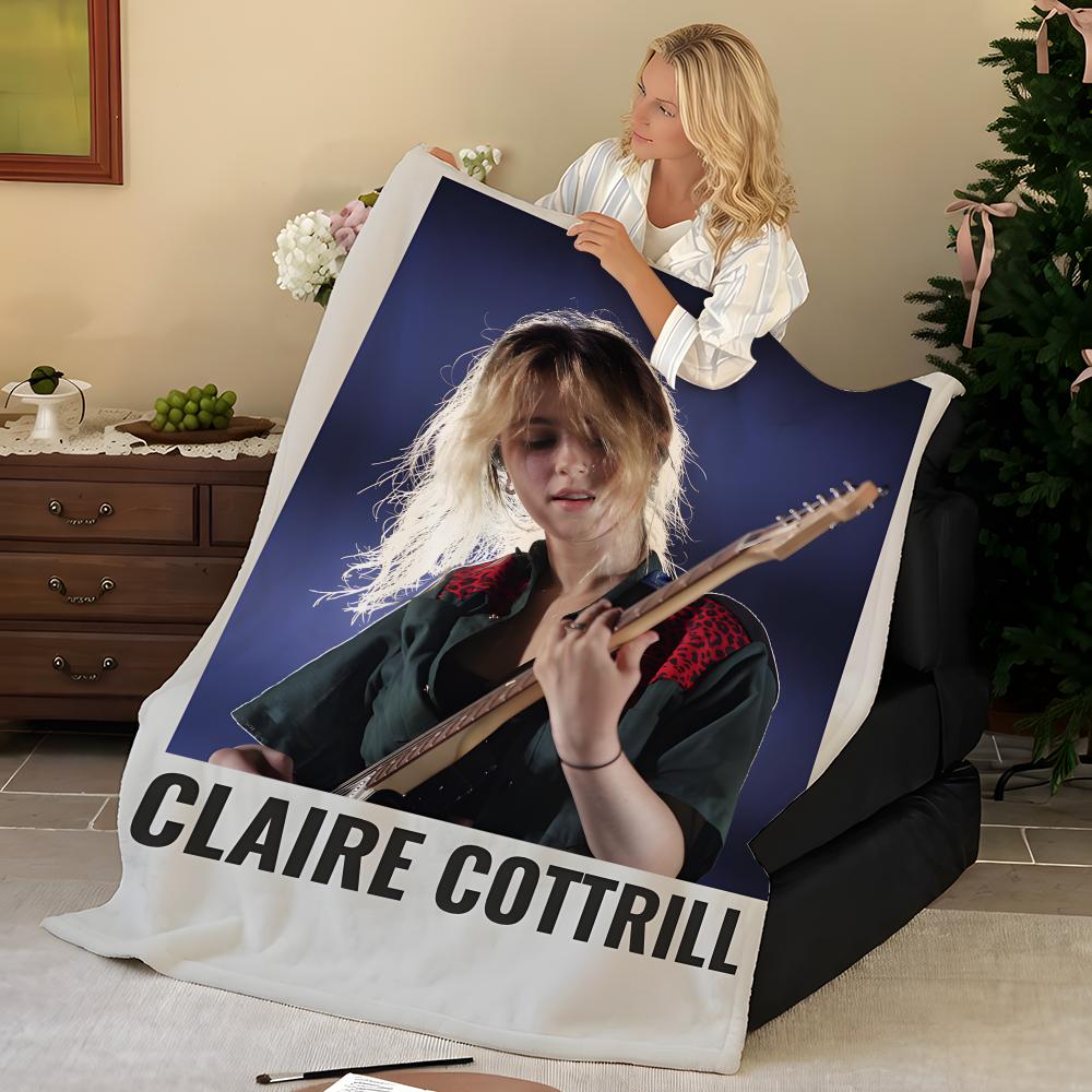 Music C-Clairo Throw Flannel Blanket, Soft Warm, Durable & Washable cute Cool