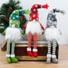New Christmas Decoration Luminous Doll Knitted Hat Faceless Rudolf with Light Dwarf Pendant Toy Accessories