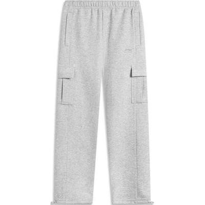 Comfortable Simple Solid Color Versatile Casual Pants Men Bottoms Gray AKLU619-3