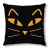 Halloween Party Decoration Pillowcase Funny Expression Pattern Printed Pillowcase Suitable for Living Room Sofa Room Decorations