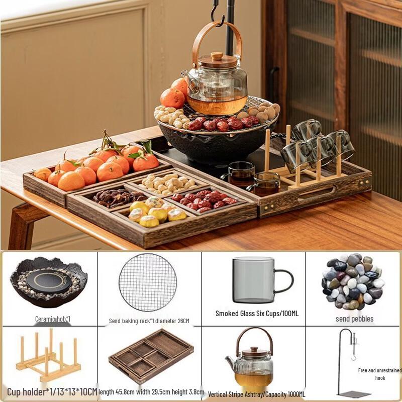 Electric Ceramic Tea Kettle Set