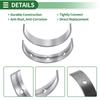 Motoforti Compatible with Toyota Tundra 2005-2014 Engine Crankshaft Main Bearing Metal Silver Tone Set of 8