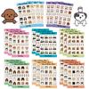 8 Cartoon Colorful Animal Collage Set Stickers DIY Handicraft Waterproof Set Decorative Stickers