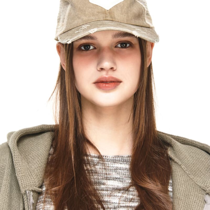 

The GREATEST Mesh Distressed Ballcap Brown FREE