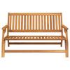 vidaXL Relax Bank Braun 122 x 78 x 73 cm Massivholz Akazie
