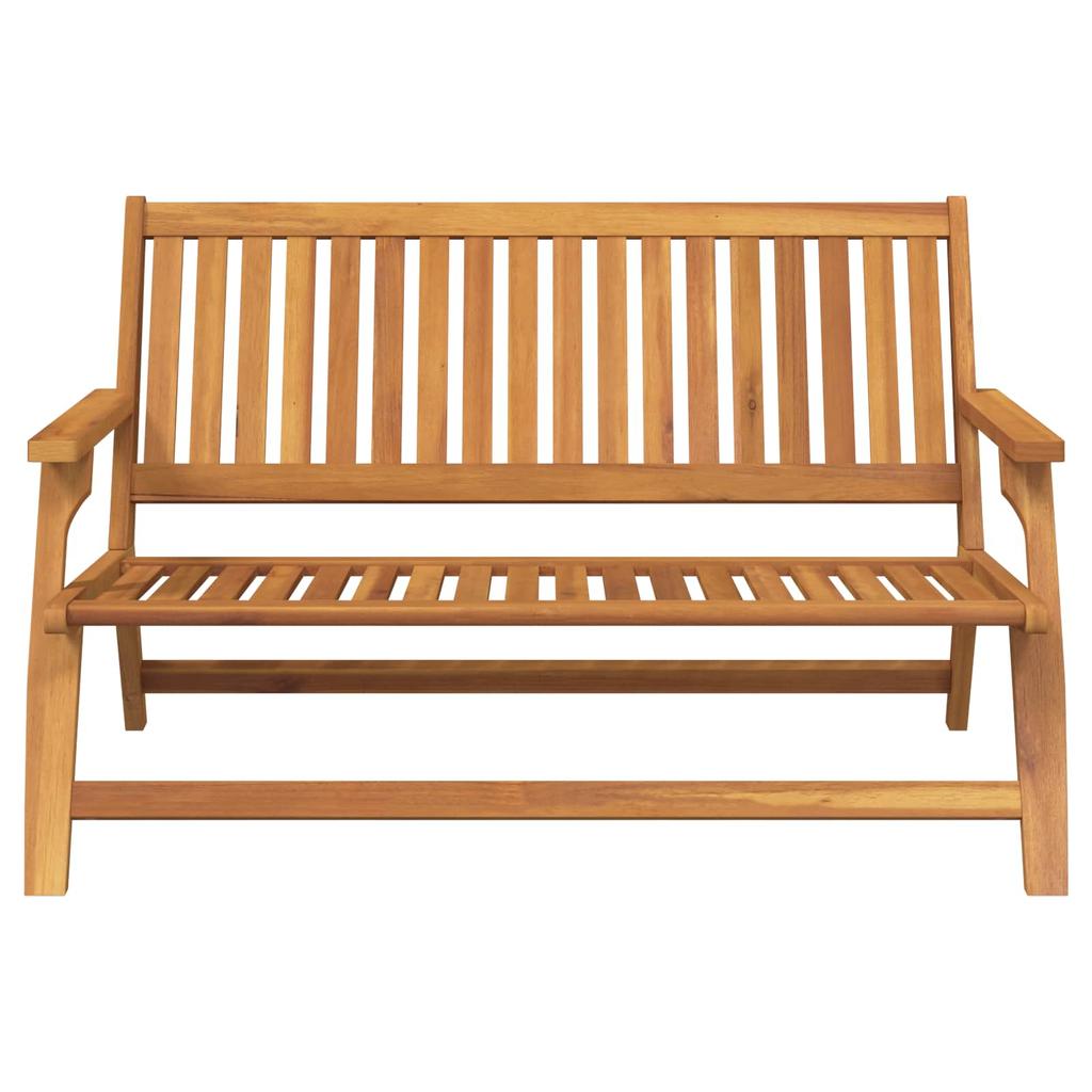vidaXL Relax Bank Braun 122 x 78 x 73 cm Massivholz Akazie