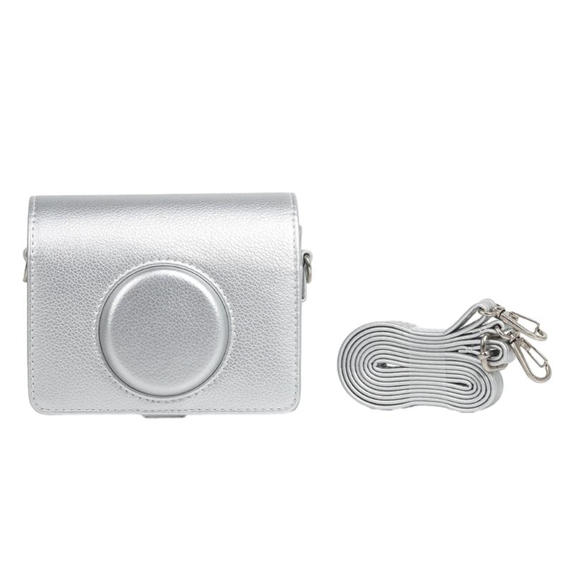 Per Custodia Mini EVO Borsa Protettiva Elegante in Pelle PU per Fotocamera Istantanea Mini EVO Protezione Tracolla Regolabile