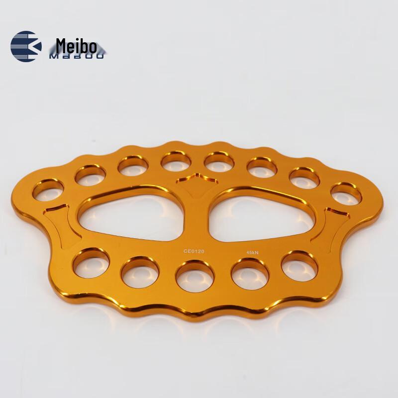 MABOO Aviation Aluminum 15-Hole Climbing Rescue Anchor Plate One Size
