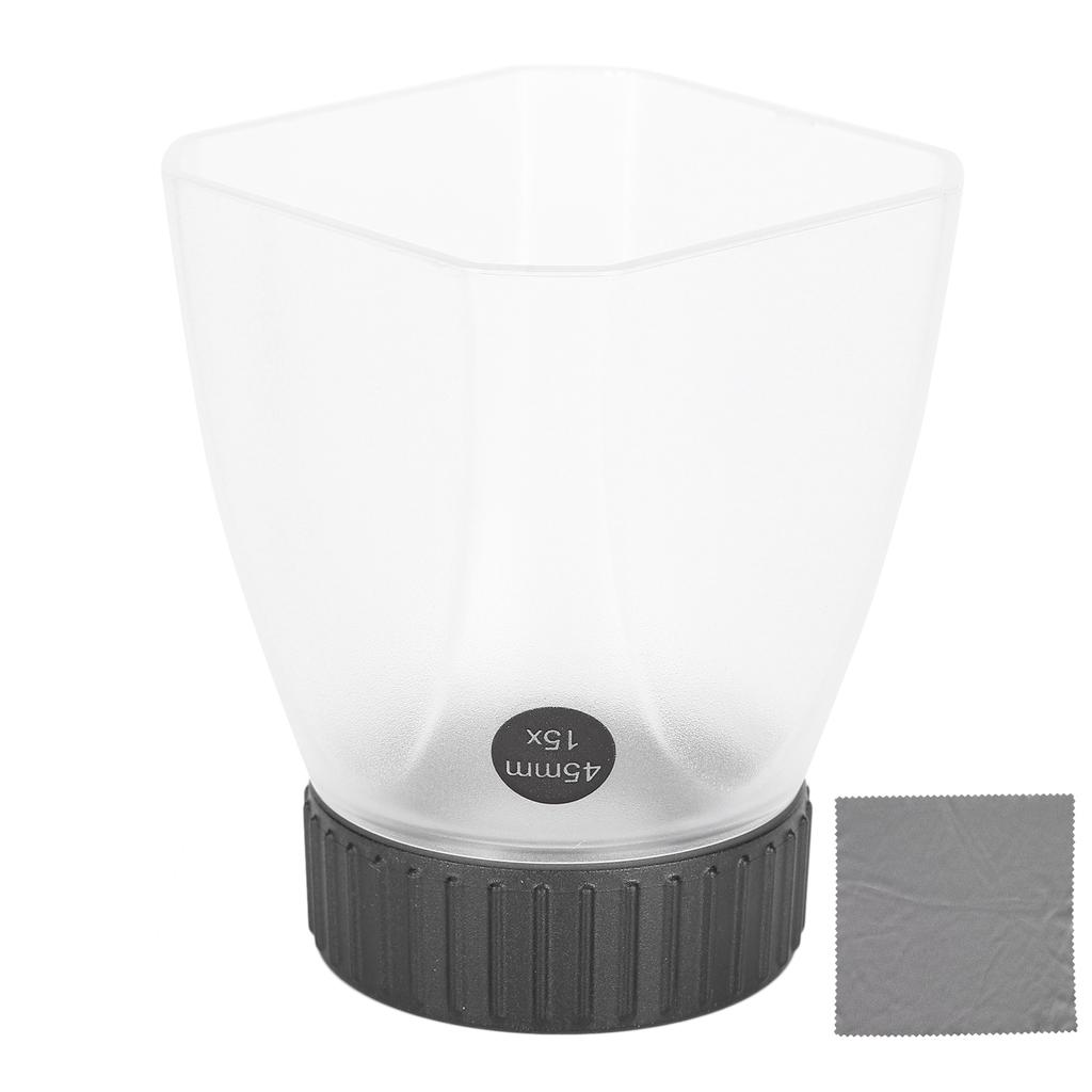 Cylinder Magnifying Glass 15 Times Magnifying Glass for Reading Insect Observation