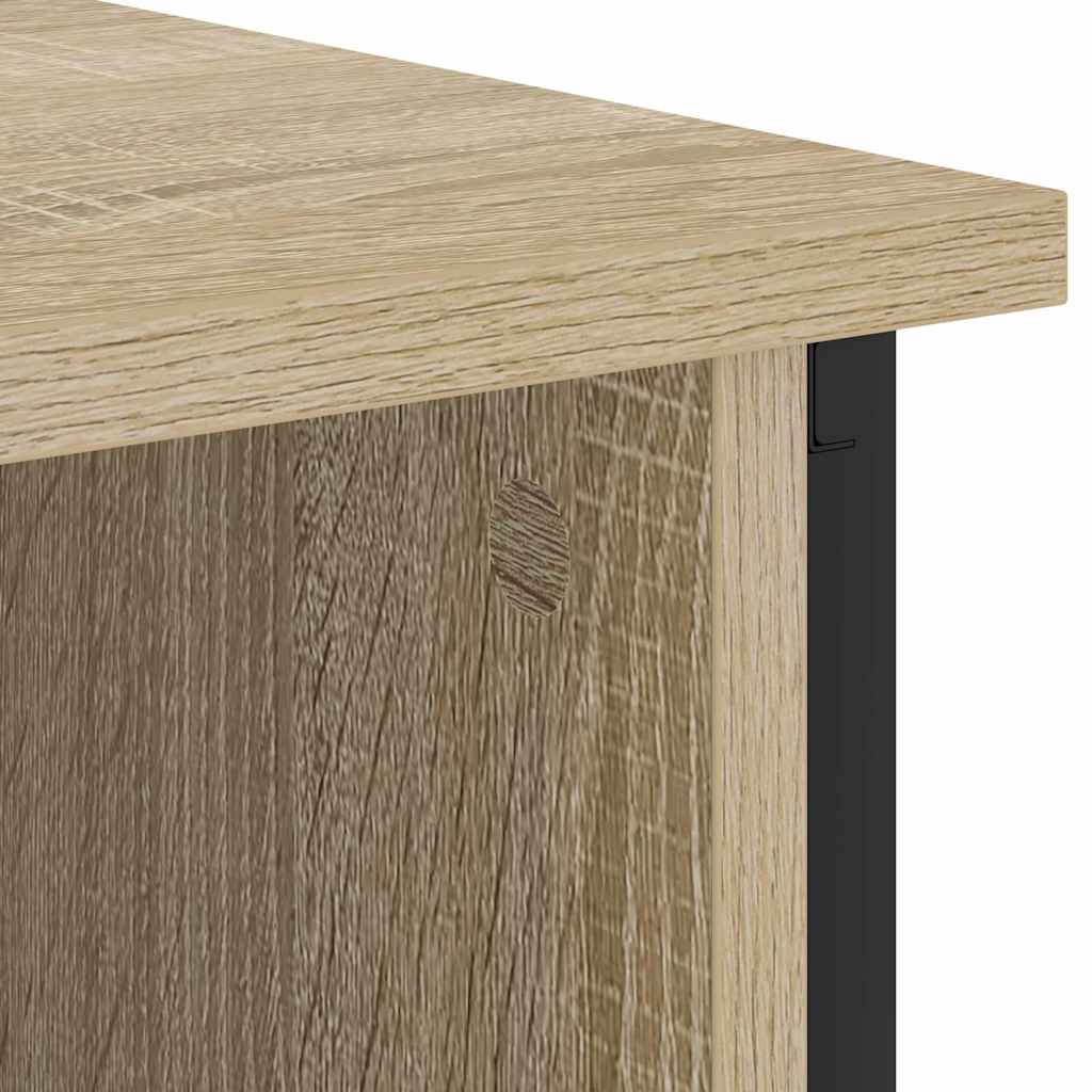 Nightstand Sonoma Oak 55 X 31 X 76 Cm Particleboard