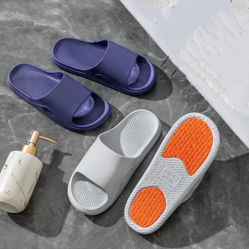 New Summer Non-Slip Durable Quiet Men's Bath Home Indoor Elderly Sandals Beach Slippers
