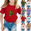 St. Patrick's Day Toddler Girl Boy T-Shirts Kids Top Boys And Girls Printed Short Sleeved T-shirt