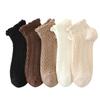 5/10 Pairs Women Mesh Lace Low Cut Socks Cute Breathable Casual Short Socks Spring Summer